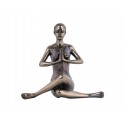 Statuette Femme Antic Line, Coll Yoga, Modèle 2, L 13 cm