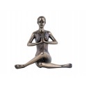 Statuette Femme Antic Line, Collection Yoga, Hauteur 13 cm