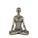 Statuette Femme Antic Line, Coll Yoga, Modèle 1, L 14 cm