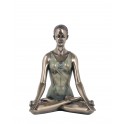 Statuette Femme Antic Line, Collection Yoga, Hauteur 14 cm