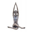 Statuette Femme Antic Line, Coll Yoga, Modèle 3, H 19 cm