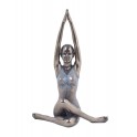 Statuette Femme Antic Line, Coll Yoga, Modèle 1, L 14 cm