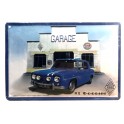 Plaque Métal Renault 3D : La R8 Gordini, L 40 x 30 cm