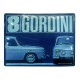 Plaque Métal Renault 3D : La R8 Gordini, L 40 x 30 cm