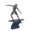 Statuette Sport : Le Surfeur, Finition Antic Line, H 22 cm