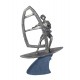 Statuette Sport : Le planchiste, Finition Antic Line, H 24 cm