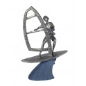 Figurine Thème Bord de Mer : Baigneuse rétro Assise, H 19 cm