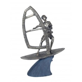 Figurine Thème Bord de Mer : Baigneuse rétro Assise, H 19 cm