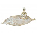 Plateau Feuille & Vide-Poche : Mod Bouddha & Méditation, L 26 cm