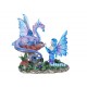 Statuette Fée & Dragon : Mod Heroic Fantasy, H 22 cm