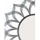 Miroir Design : Modèle Indus Chic en métal 2, H 80 cm