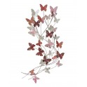 Décoration murale florale : Envol de papillons, H 93 cm