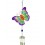 Déco Jardin : Carillon Papillon Multicolore, H 95 cm