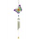 Déco Jardin : Carillon Papillon Multicolore, H 95 cm