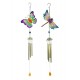 Déco Jardin : Carillon Papillon Multicolore, H 95 cm
