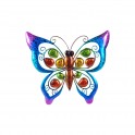 Papillon Mural XL en Fer : Collection Rainbow, L 23 cm