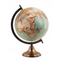 Globe terrestre, Coll La Pérouse, Coloré, H 32 cm