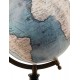 Globe terrestre, Coll La Pérouse, Bleu & Noir, H 32 cm