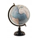 Globe terrestre, Coll La Pérouse, Bleu & Noir, H 33 cm