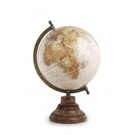 Globe terrestre déco, Petit Modèle La Pérouse, H 33 cm