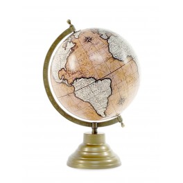 Globe terrestre déco, Modèle La Pérouse, H 41 cm