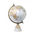 Globe terrestre, Modèle Wood & Stone, H 34 cm