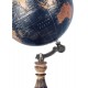 Globe terrestre, Coll La Pérouse, Noir & Cuivre, H 36 cm