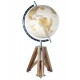Globe terrestre : Modèle La Pérouse Tripod, H 45 cm