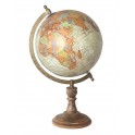 Globe terrestre, Coll La Pérouse, Coloré, H 37 cm