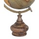 Globe terrestre, Coll La Pérouse, Vert & Jaune, H 37 cm