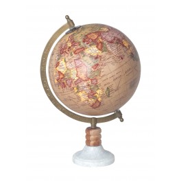 Globe terrestre déco, Modèle La Pérouse, H 41 cm