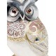 Figurine Chouette, Mod Silver Royal, H 14 cm