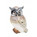 Figurine Chouette Collection Opaline, Moyenne, H 13 cm