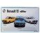 Plaque Métal Renault 3D : La R12 3 Modèles, L 30 x 20 cm