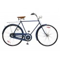 Déco murale métal : Le Grand Vélo rétro, Bleu, L 110 cm