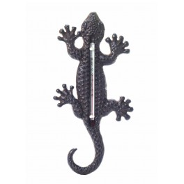 Thermomètre Intérieur/Extérieur : Lézard, H 22 cm