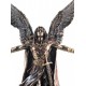 Statuette résine : L'archange Saint Michel, H 35 cm