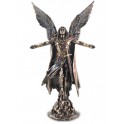 Statuette résine : L'archange Uriel, L'éclaireur de Dieu, H 28 cm