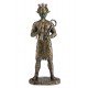 Statuette résine Egypte : Déesse et Roi Osiris, H 27 cm