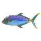 Déco Murale Métal et Verre : Poisson Tropical 1, L 26 cm