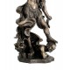 Statuette résine : L'archange Saint Michel, H 35 cm