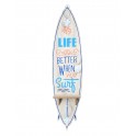 Planche de Surf, Etagère & Patère : Surf, Life & Beach, H 80 cm