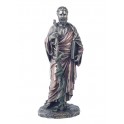Statuette Résine Grecque : Hippocrate, Père de le Médecine, L 25 cm
