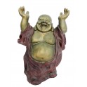 Statue Bouddha Rieur XXL, Mod Résine colorée, Hauteur 82 cm