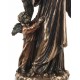 Statuette résine : L'archange Saint Michel, H 35 cm