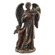 Statuette résine : L'archange Saint Michel, H 35 cm