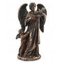 Statuette résine : L'archange Saint Michel, H 35 cm