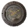 Horloge Murale industrielle Cadran Chrono Mordoré, H 60 cm