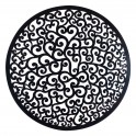 Décoration murale métal : Mandala en métal, Marron & Noir, H 80 cm