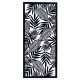 Décoration murale métal : Arbre design anthracite & ambré, H 70 cm